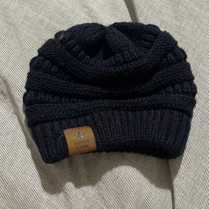 Blue baby beanie